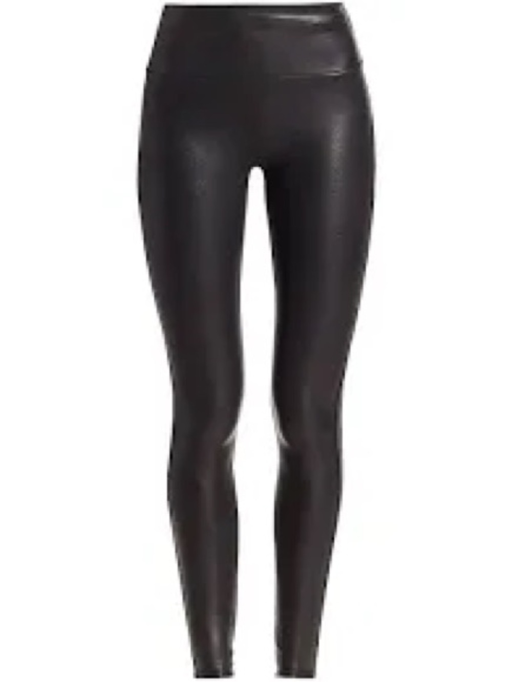 SPANX Faux Leather Leggings Black Size Large